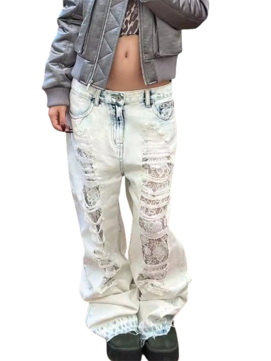 MST Street Era 3.2 Ripped Baggy Jeans