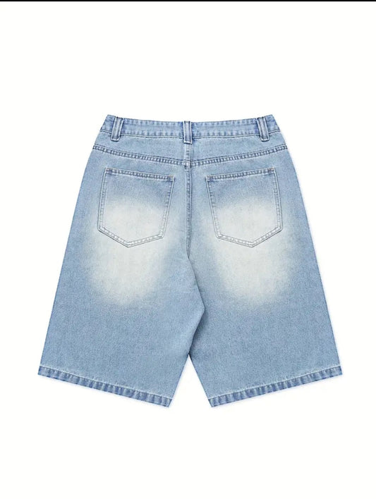 MST Luxury SuperBaggy Jorts Blue - Mystyletoday