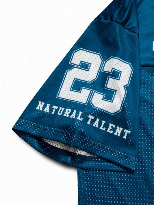 MST Alley 90’s 4.0 Oversized T-shirt Blue - Mystyletoday