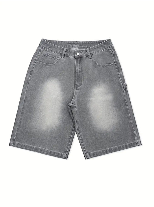 MST Luxury SuperBaggy Jorts Grey - Mystyletoday