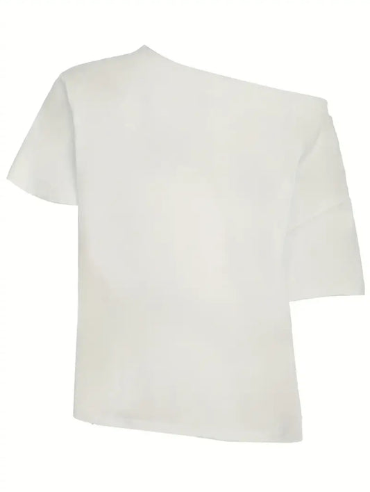 MST Alley 90’s 2.4 off-shoulder T-shirt White
