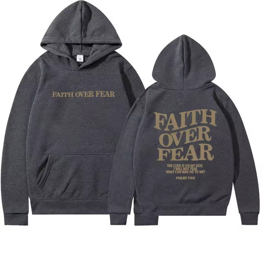 MST God Did 2025 Faith over Fair Sweat hoodie Dark Grey
