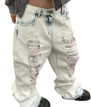 MST Street Era 3.2 Ripped Baggy Jeans