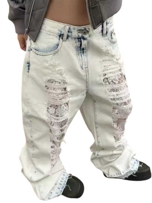 MST Street Era 3.2 Ripped Baggy Jeans