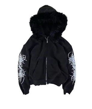 MST Bond Fur Zipper Hoodie