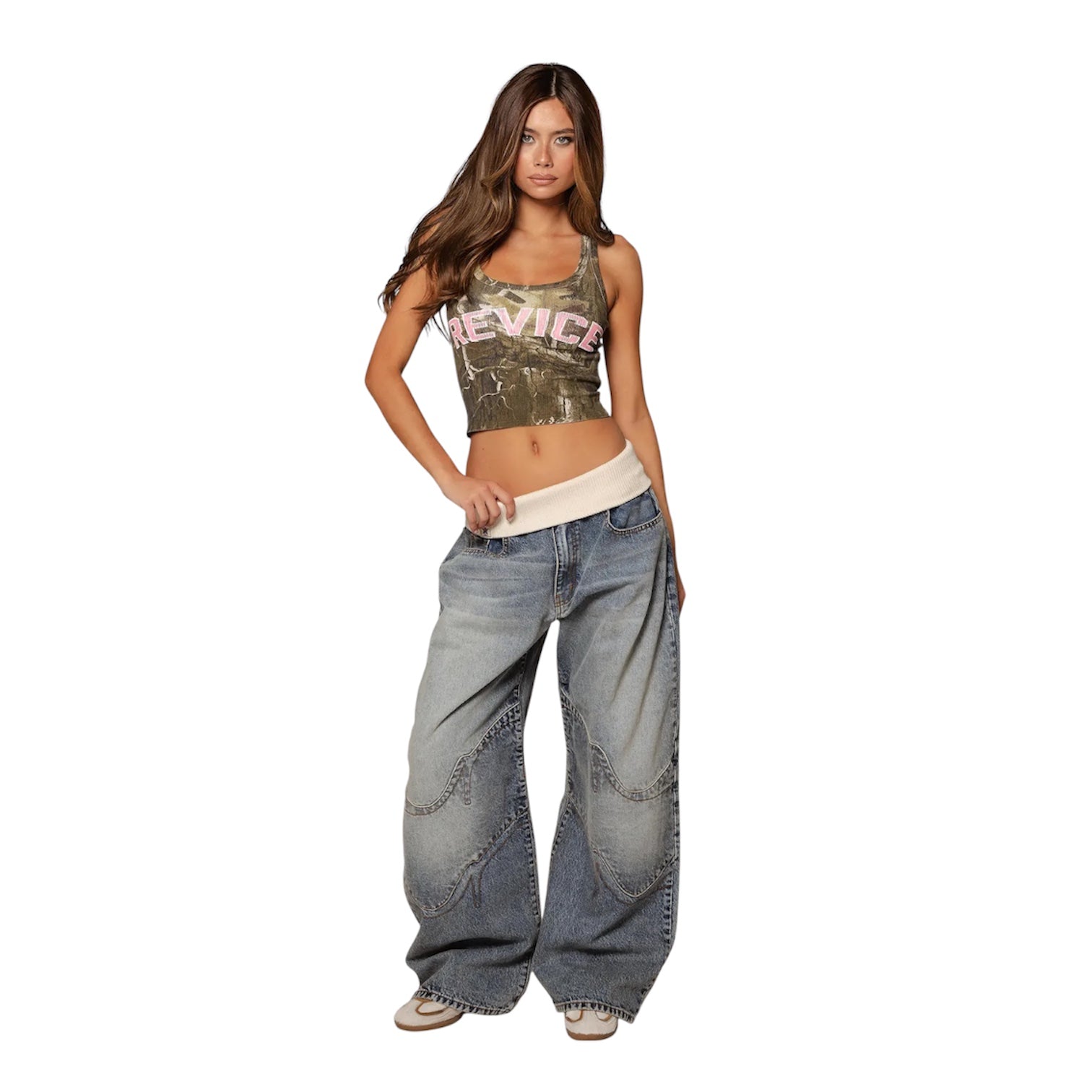 MST Phase 2000s Low Rise Baggy Jeans