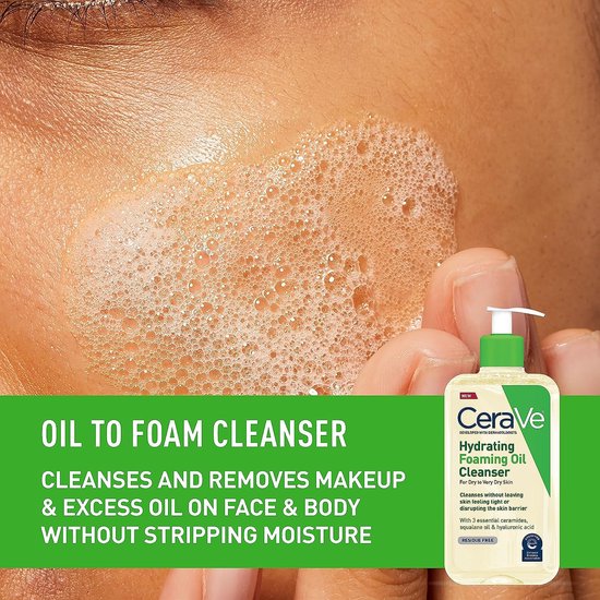 CaraVe Hydrating Foaming Oil Cleanser