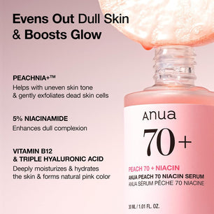 ANUA Peach 70% Niacin Serum