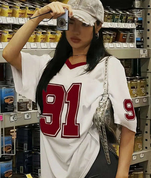 MST Alley 90’s 2.3 Oversized T-shirt White - Mystyletoday