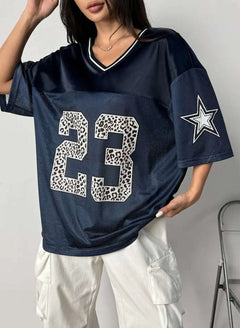 Camiseta oversize MST Alley 90's 2.3 azul