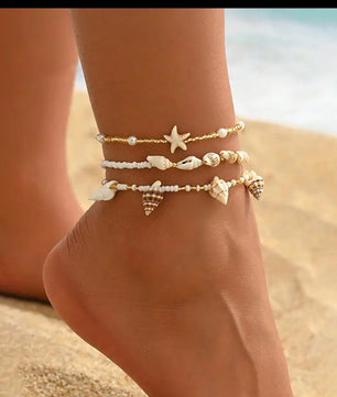 MST Alley 90’s Breaded Foot Bracelet - Mystyletoday