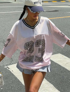 Camiseta oversize rosa MST Alley 90's 2.3