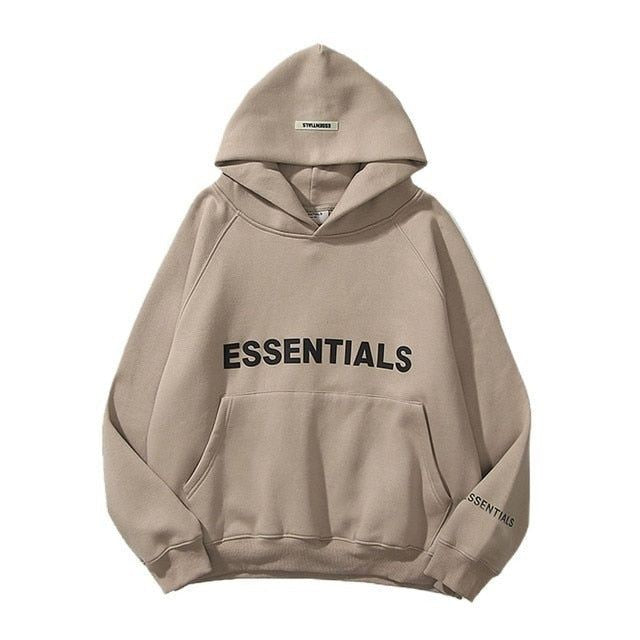 Fear of God Essentials sweathoodie Brown