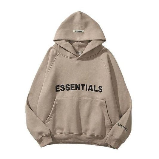 Fear of God Essentials sweathoodie Brown