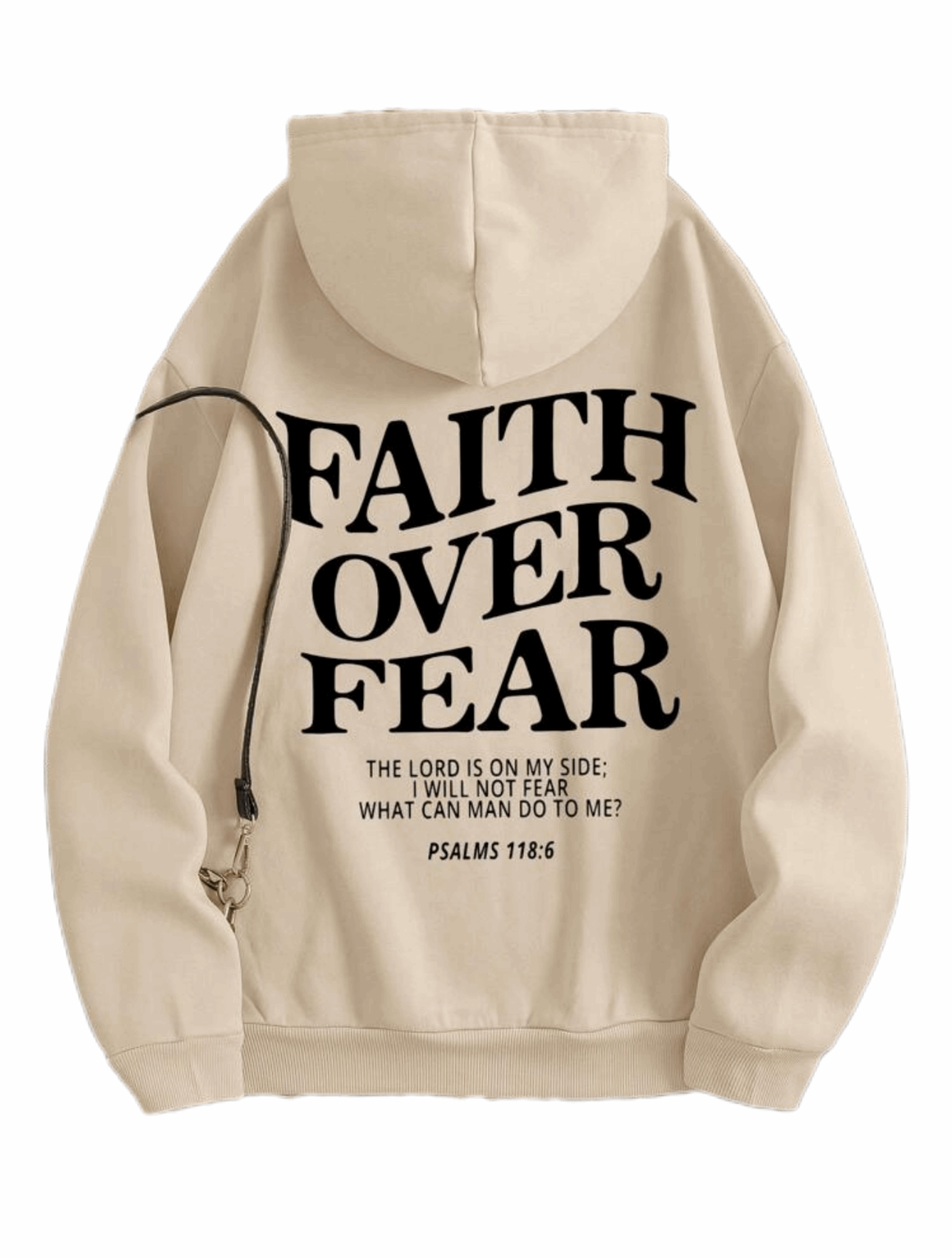 MST God Did 2025 Faith over Fair Sweat hoodie Beige - Mystyletoday