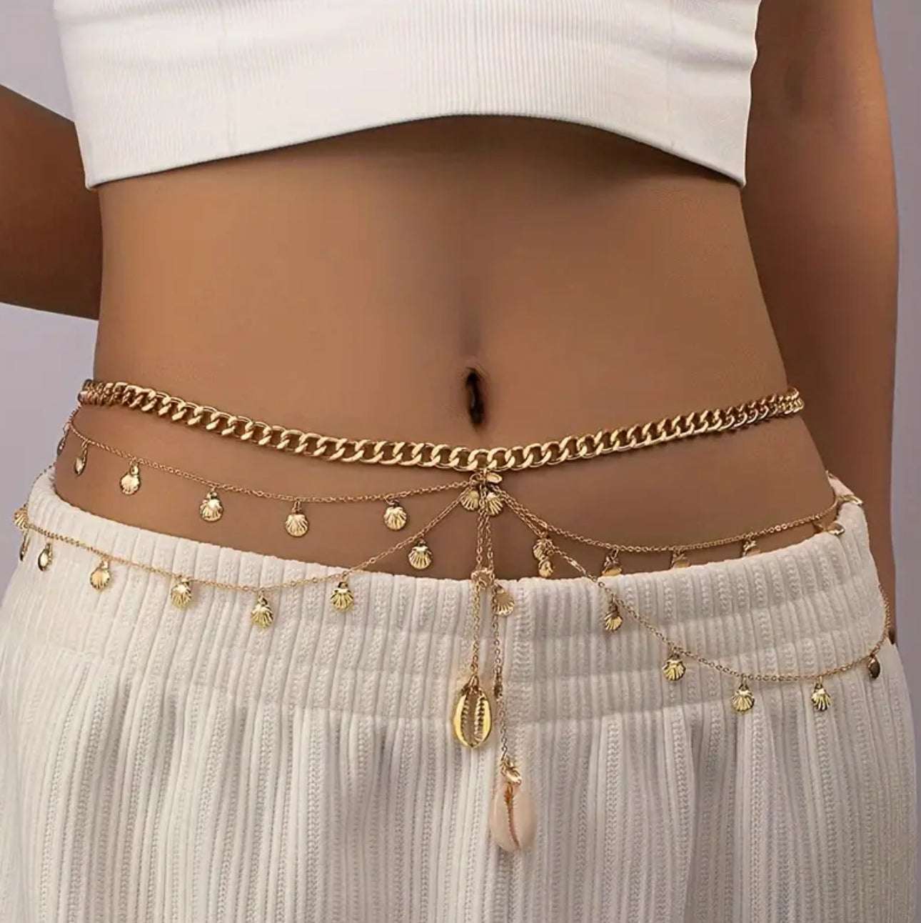 MST Alley 90’s Golden Waist Necklace - Mystyletoday