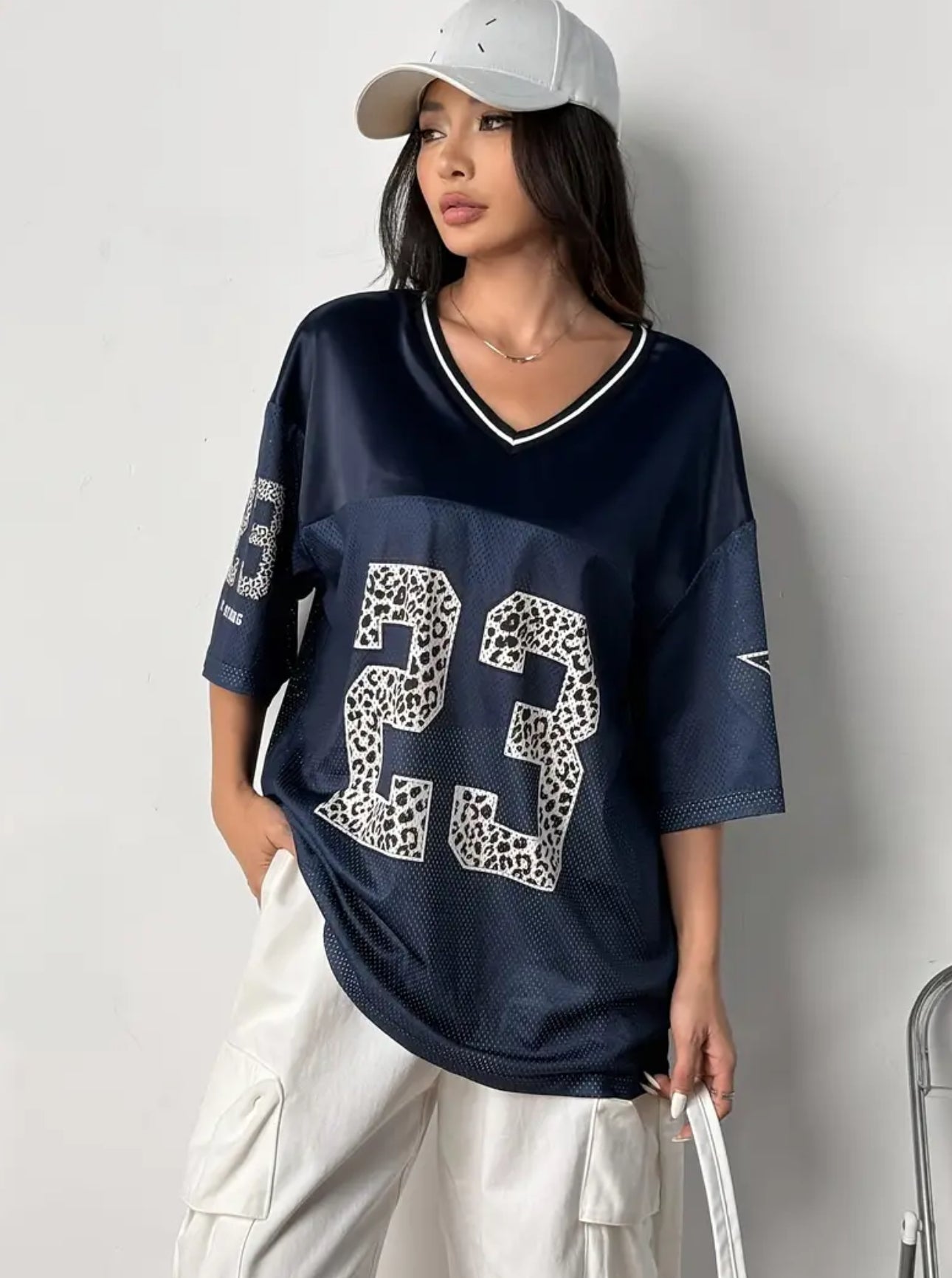 MST Alley 90’s 2.3 Oversized T-shirt Blue - Mystyletoday