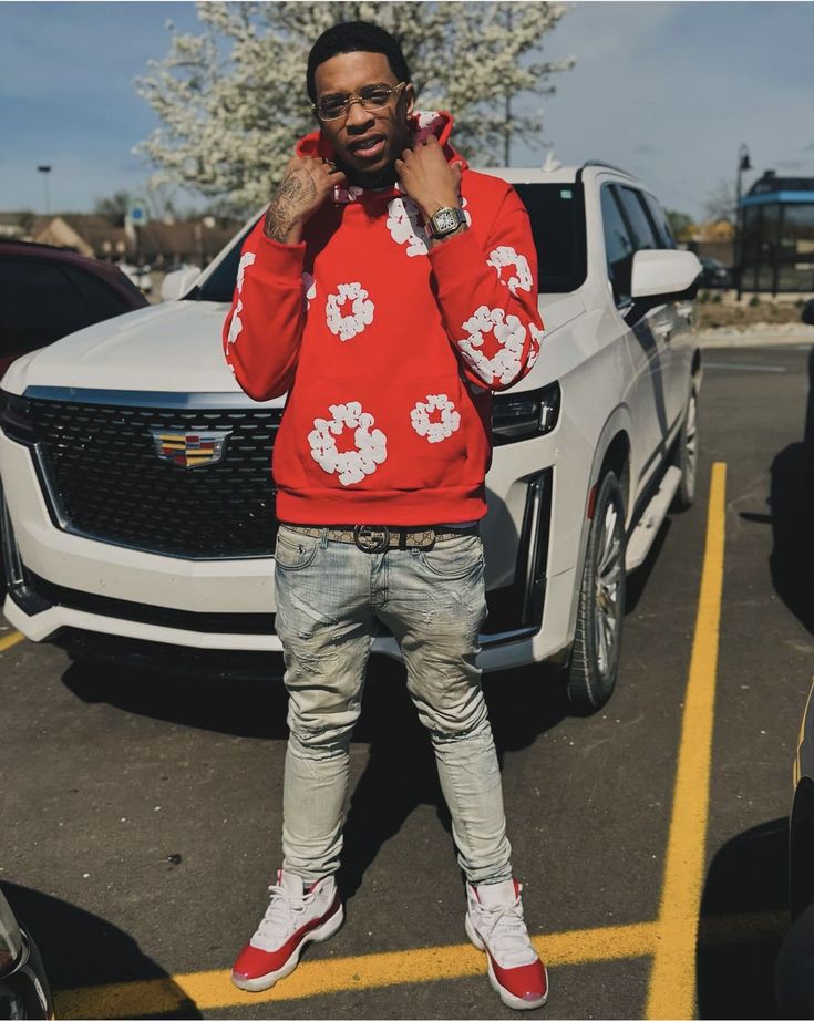 Denim Tears Red Tracksuit
