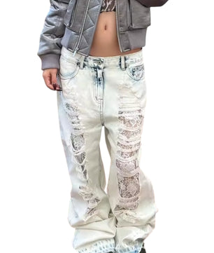 MST Street Era 3.2 Ripped Baggy Jeans