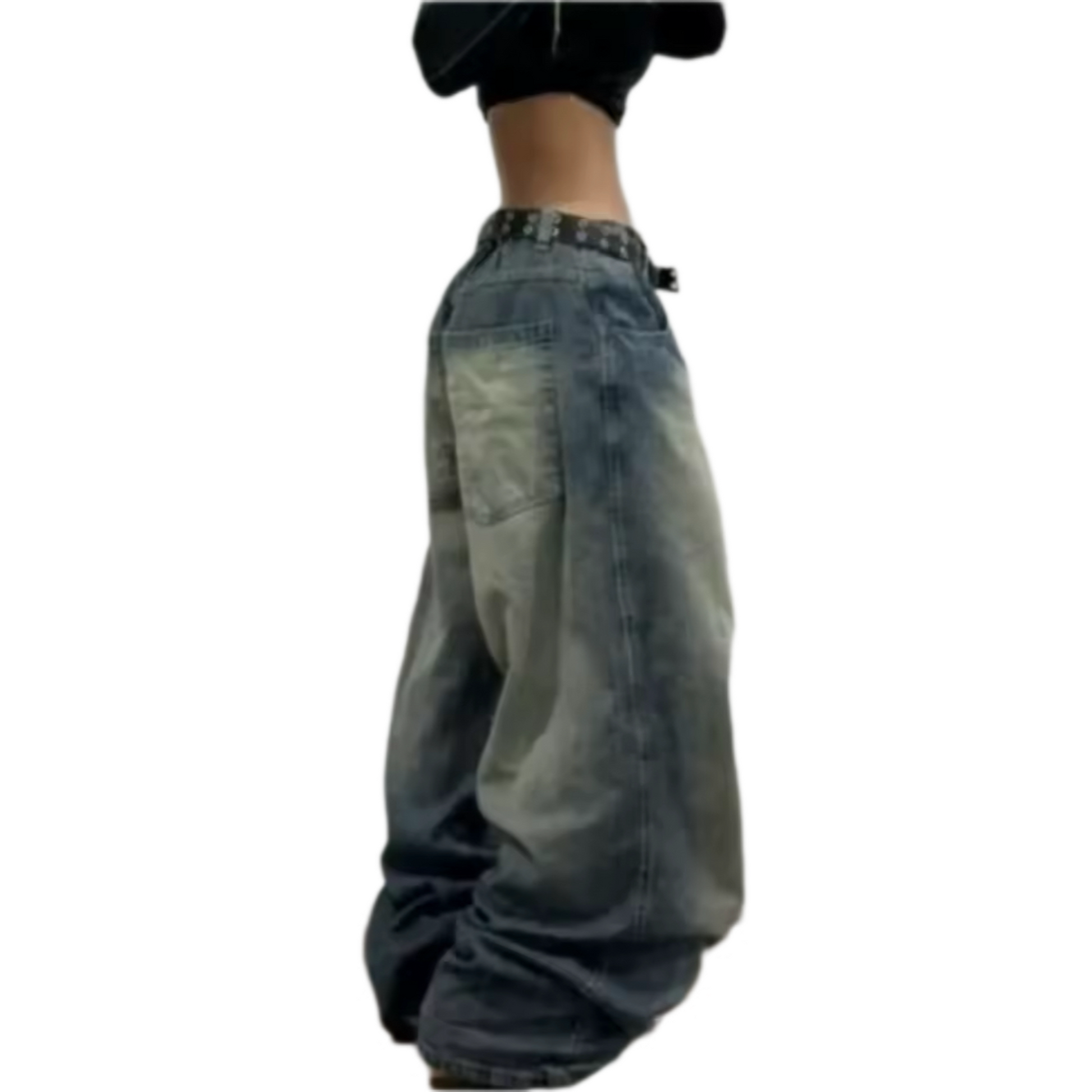 MST Phase 2000s Super Baggy Jeans vintage Blue