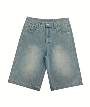 MST Luxury SuperBaggy Jorts Old Blue - Mystyletoday
