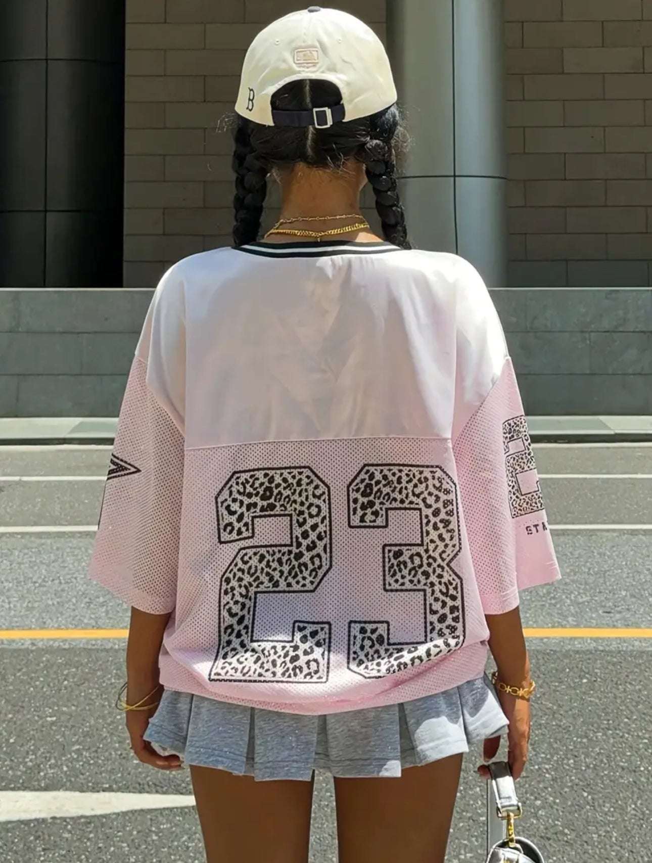MST Alley 90’s 2.3 Oversized T-shirt pink - Mystyletoday