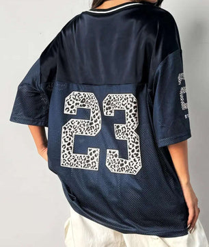 MST Alley 90’s 2.3 Oversized T-shirt Blue - Mystyletoday