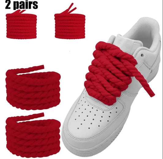 MST Rope Laces Red - Mystyletoday