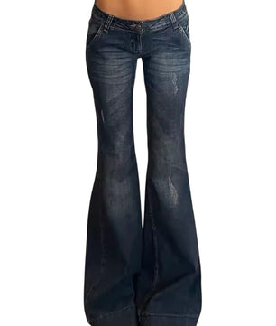 MST Phase 2000s Low Rise Jeans ripped blue