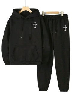 MST God Did Sweatsuit Black