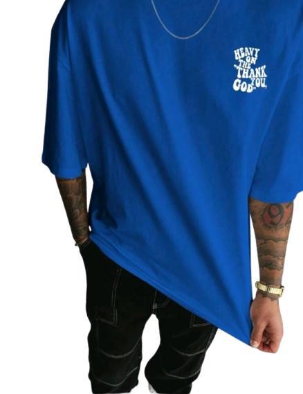 MST God Did 3.0 Sweat T-shirt Blue