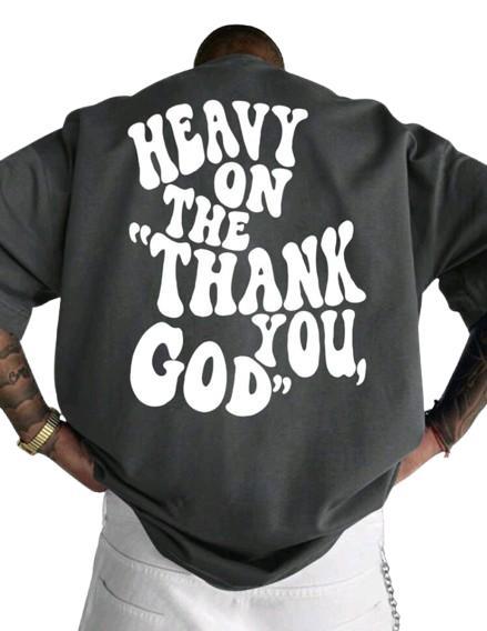 MST God Did 3.0 Sweat T-shirt grey