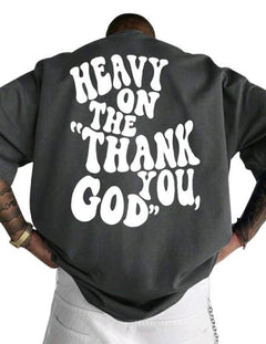 MST God Did 3.0 Sweat T-shirt grey