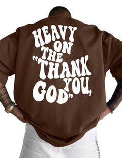 MST God Did 3.0 Sweat T-shirt Brown