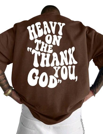 MST God Did 3.0 Sweat T-shirt Brown
