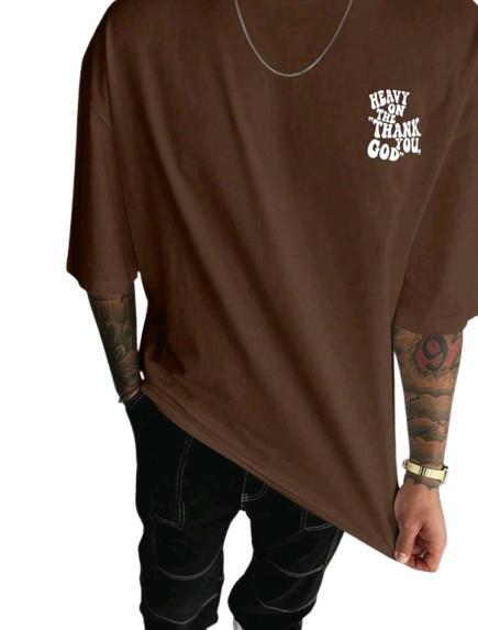 MST God Did 3.0 Sweat T-shirt Brown
