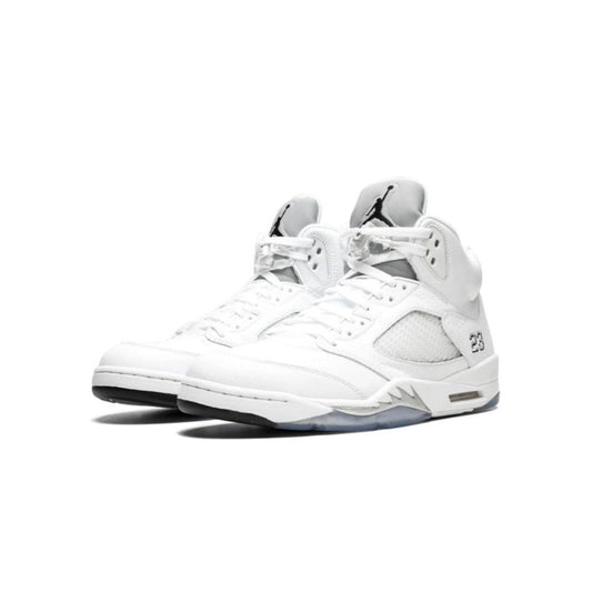 Air Jordan 5 retro Metallic White