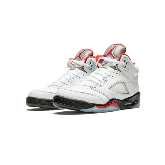 Air Jordan 5 retro Red Silver Tongue