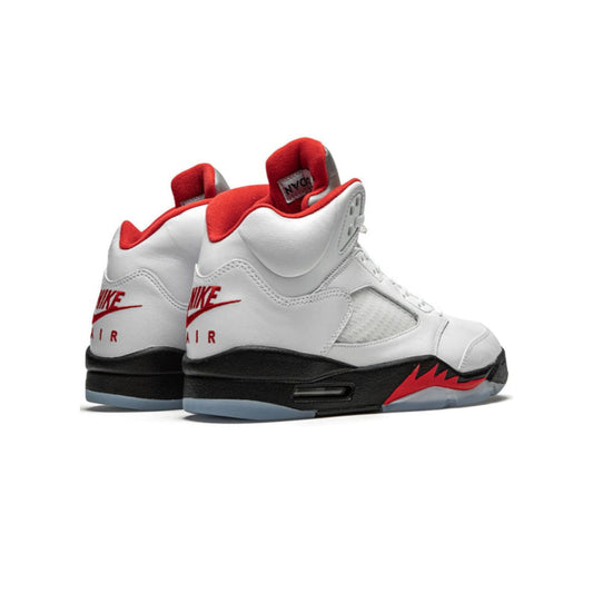 Air Jordan 5 retro Red Silver Tongue