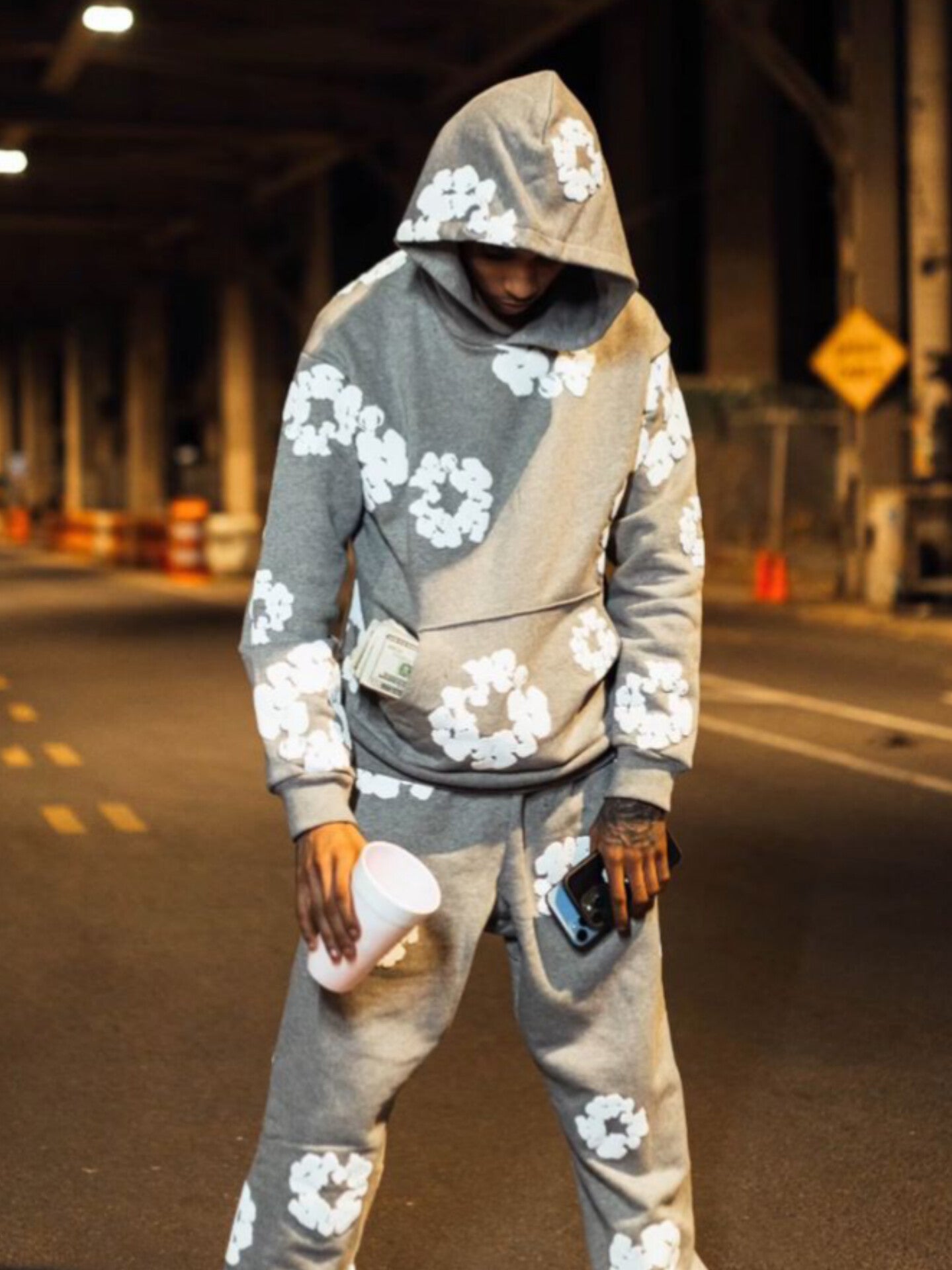 Denim Tears Grey Tracksuit