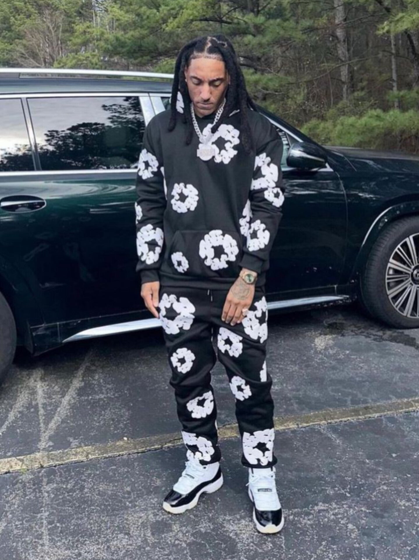 Denim  Tears Black Tracksuit