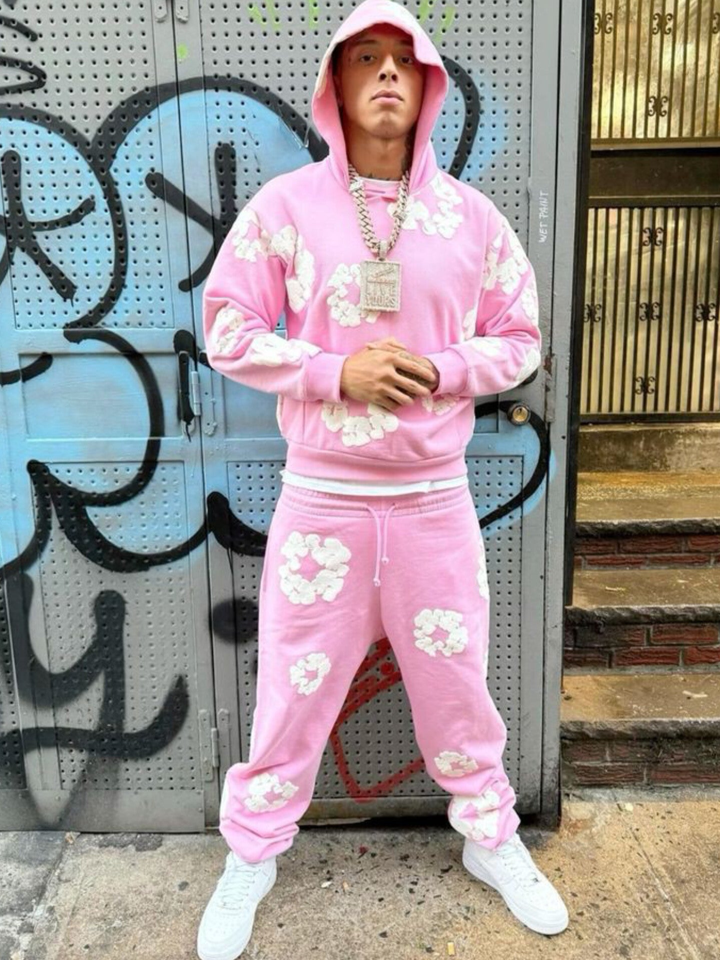 Denim Tears Pink Tracksuit