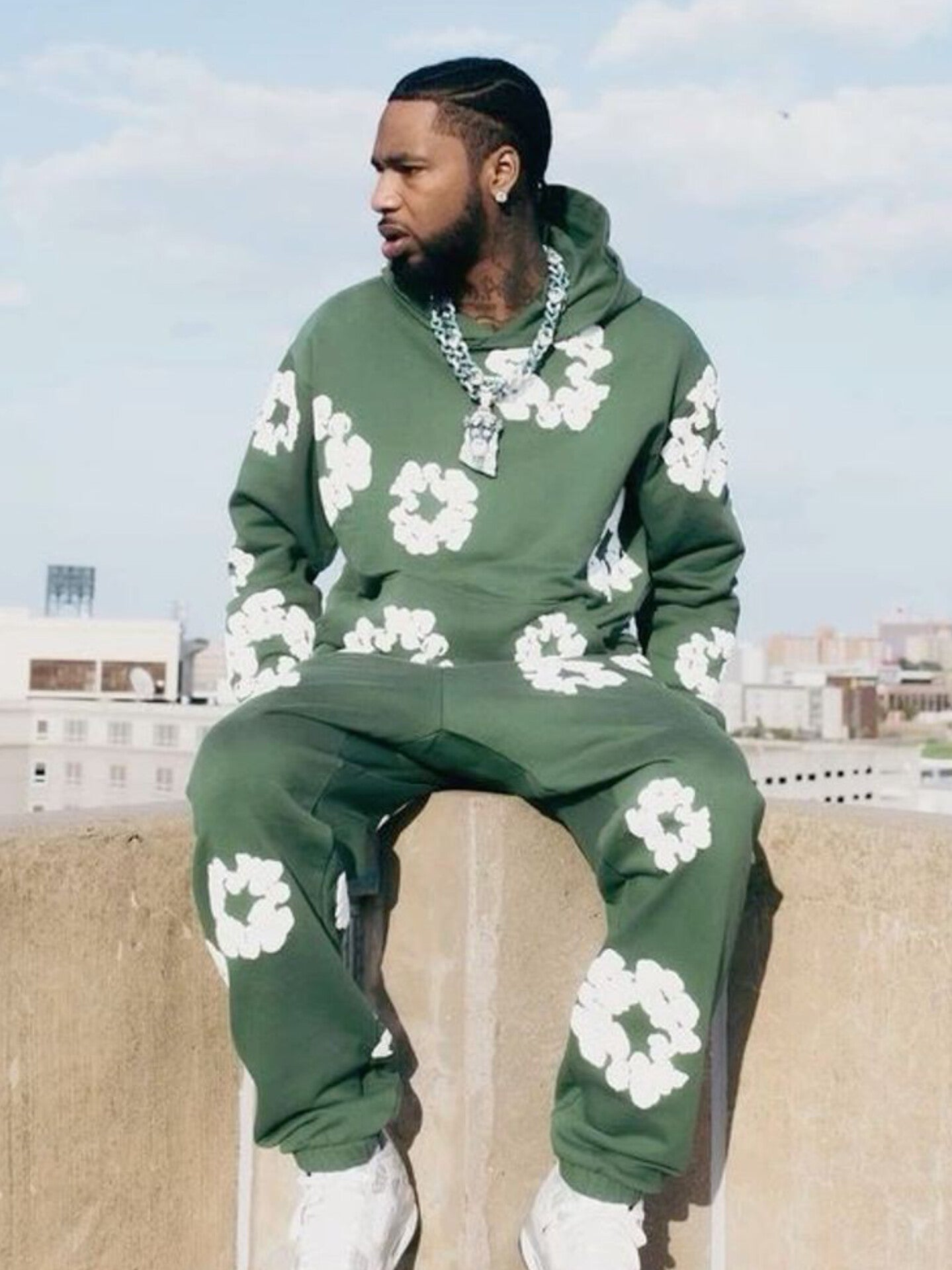 Denim Tears Green Tracksuit