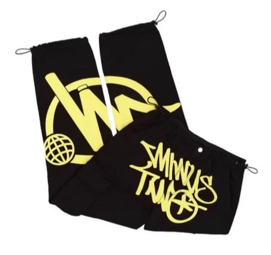 Minus two cargo pants yellow black