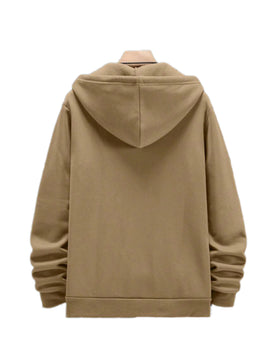 MST Street Era Zip-up Hoodie Brown sugar