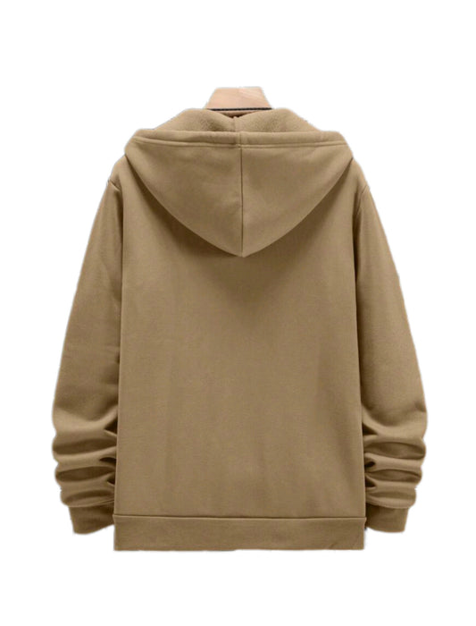 MST Street Era Zip-up Hoodie Brown sugar