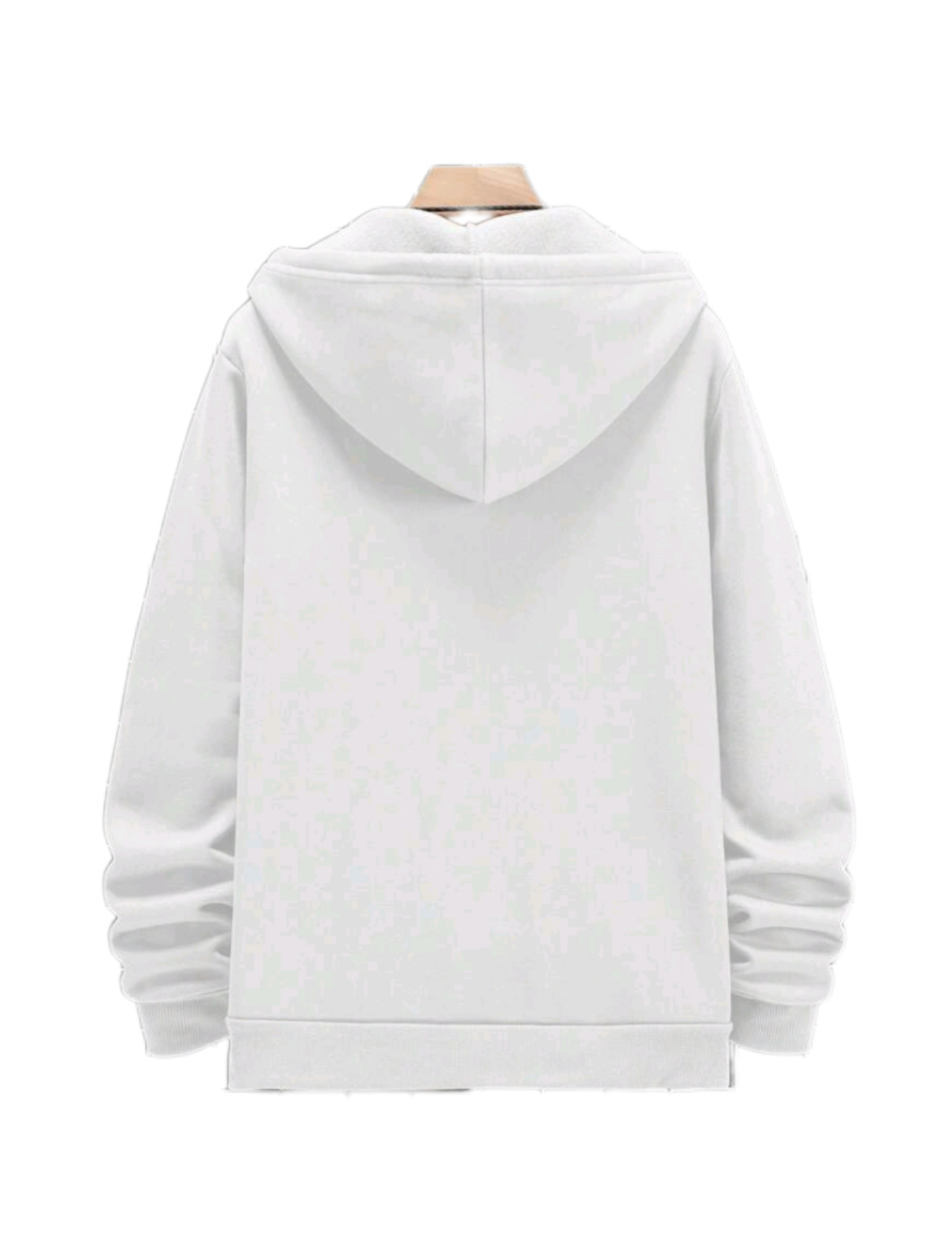 MST Street Era Zip-up Hoodie White