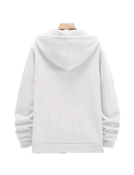 MST Street Era Zip-up Hoodie White