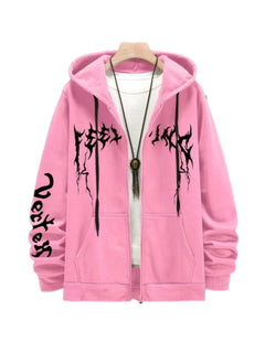 MST Street Era Zip-up Hoodie Pink