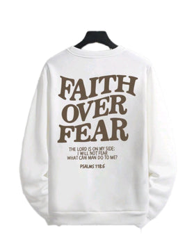 MST God Did 2.0 SweatShirt White